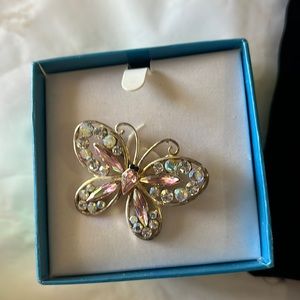Butterfly brooch pin
